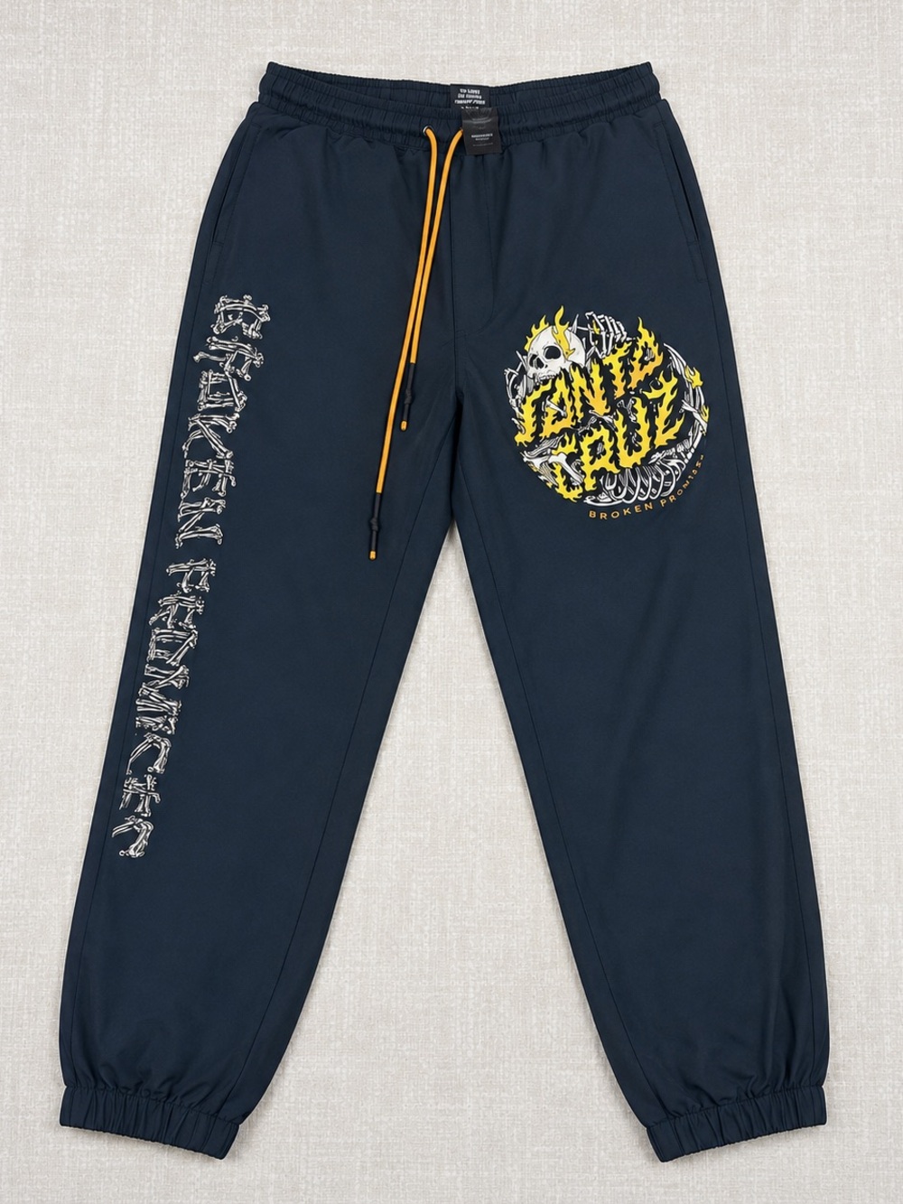 🔥💀 Santa Cruz × Broken Promises Boneyard Joggers Unisex (M) Lightweight Pants